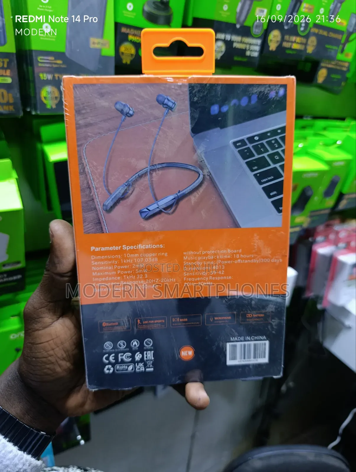 Amaya Sports Neckband Wireless Bluetooth Earphone
