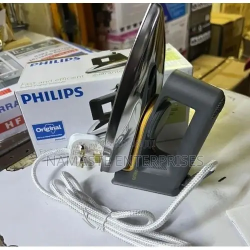 Original Philips HD1172 1000W Dry Iron - Non-Stick Soleplate