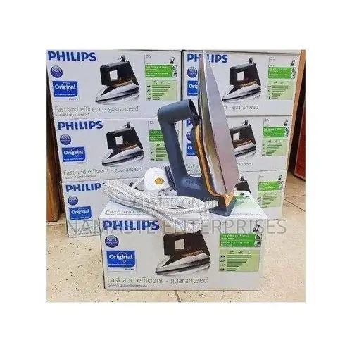 Original Philips HD1172 1000W Dry Iron - Non-Stick Soleplate