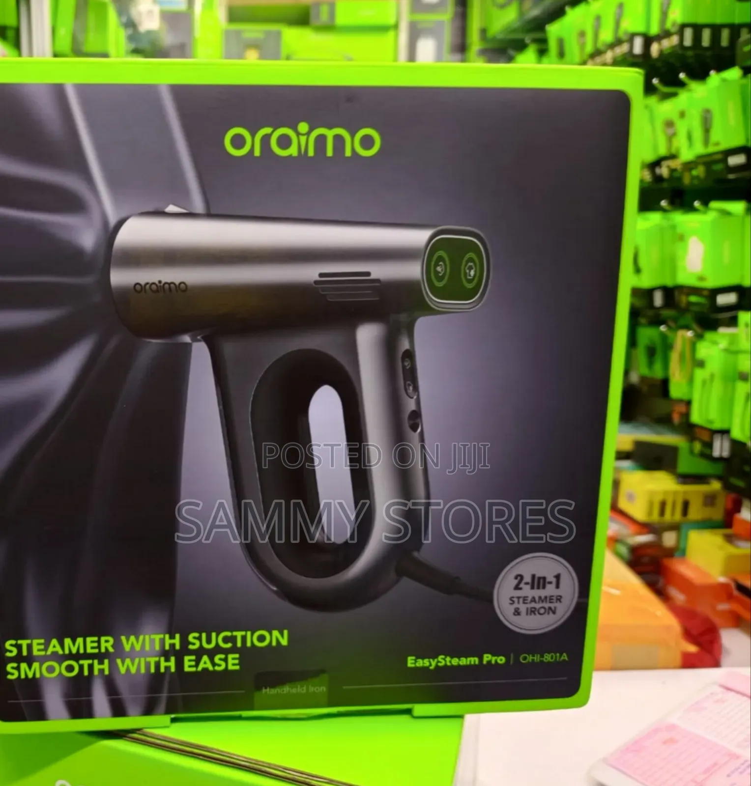 Oraimo OHI-501A Steam Iron With Smooth Suction