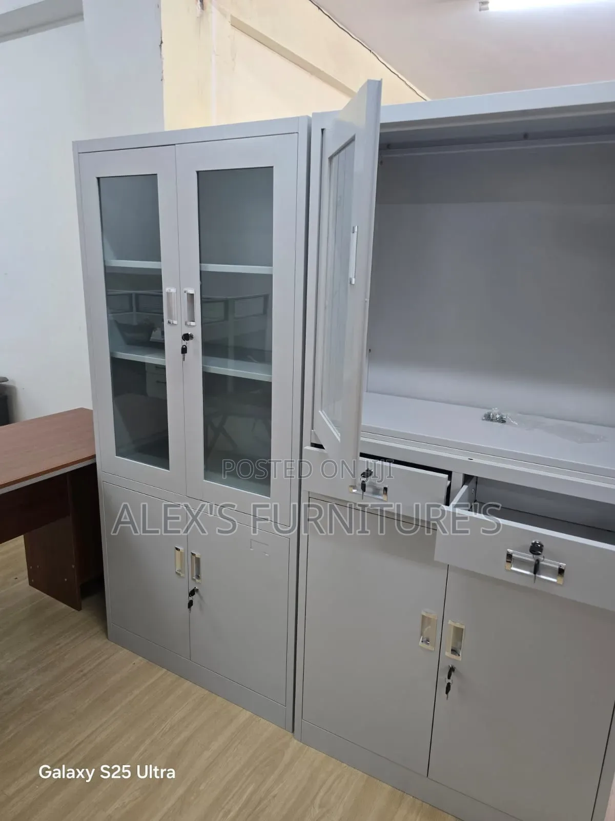RECEPTION STORAGE CABINET With Adjustable Shelves