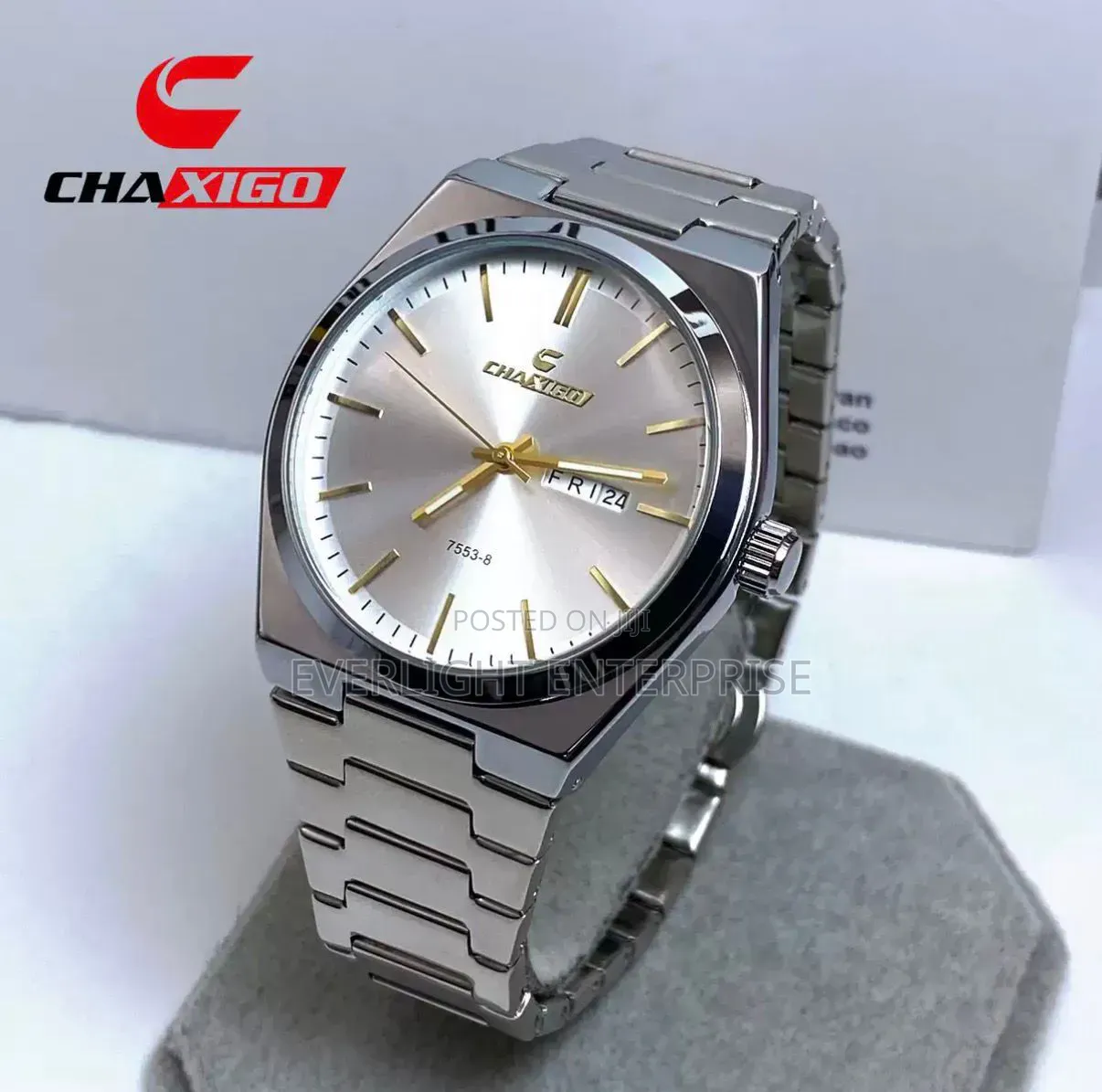 Waterproof Chaxigo 7553 Minimalist Date Display