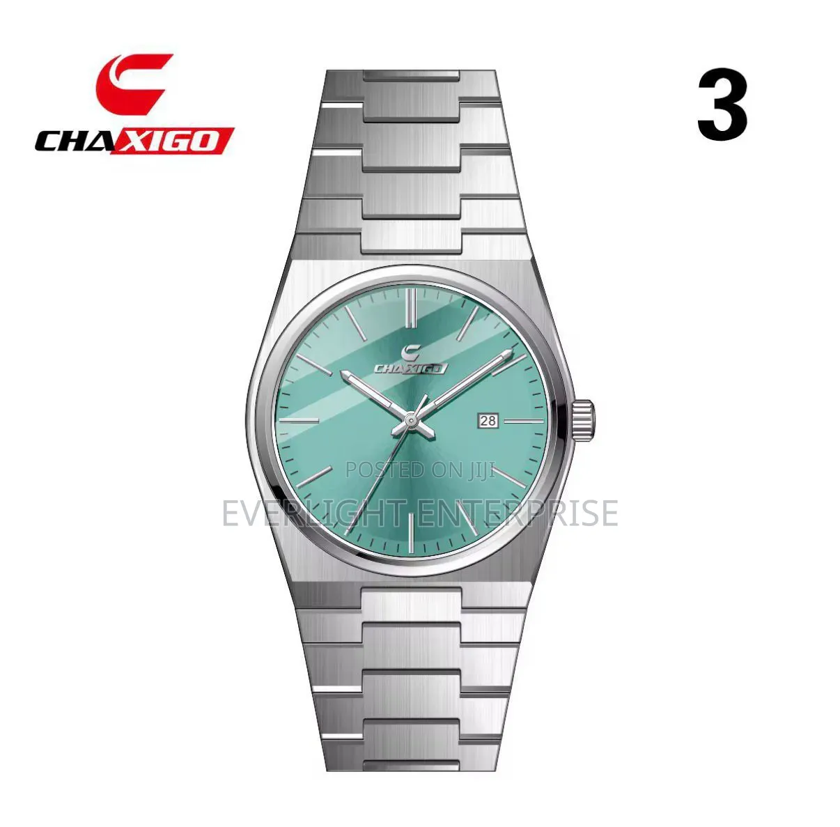 Waterproof Chaxigo 7553 Minimalist Date Display