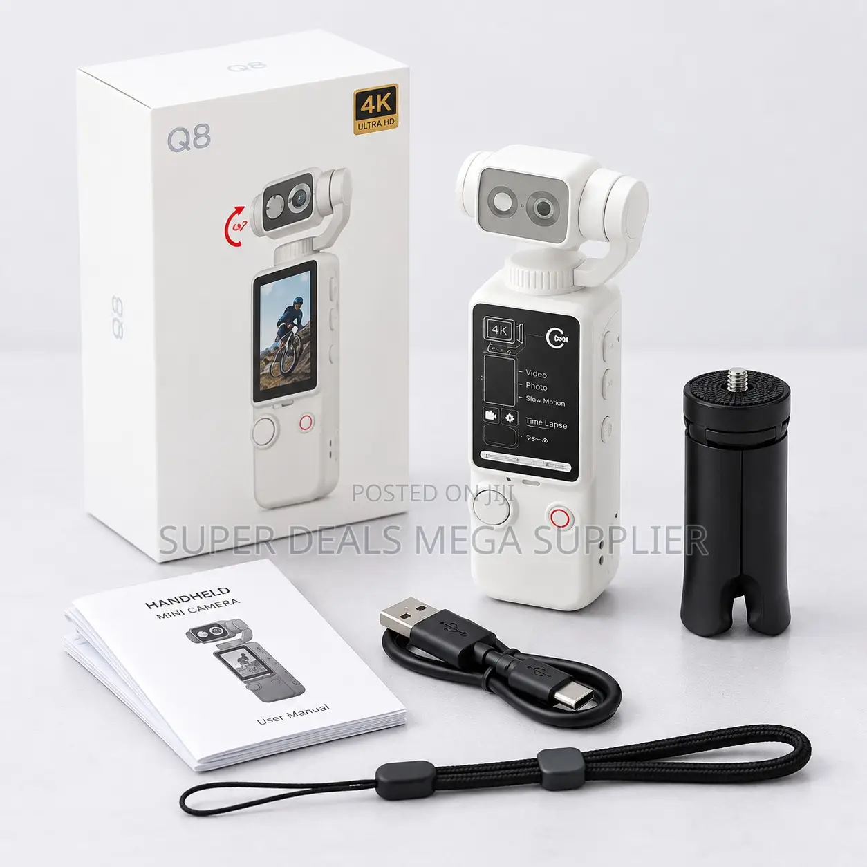 Powerful Portable Q6,Q7,Q8 Rotating Video Recording Action Cameras