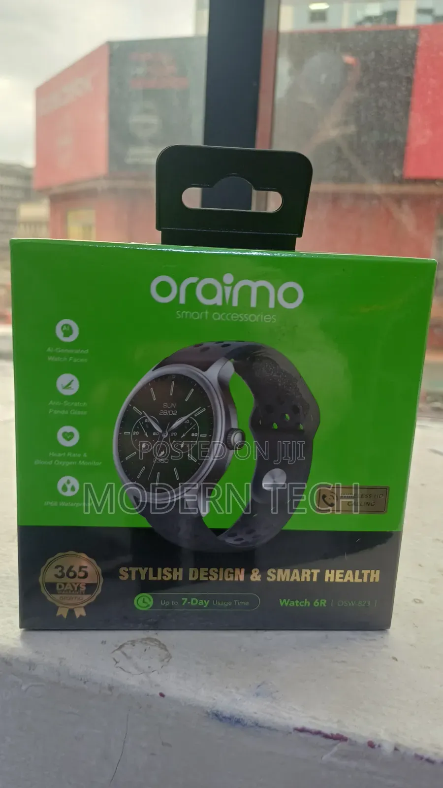 Oraimo Watch 6R Bluetooth Calling Smart Watch – IP68