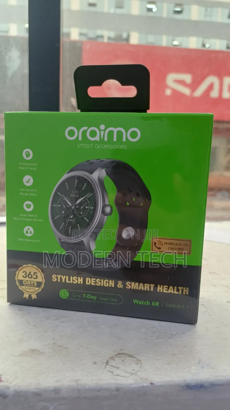 Oraimo Watch 6R Bluetooth Calling Smart Watch – IP68