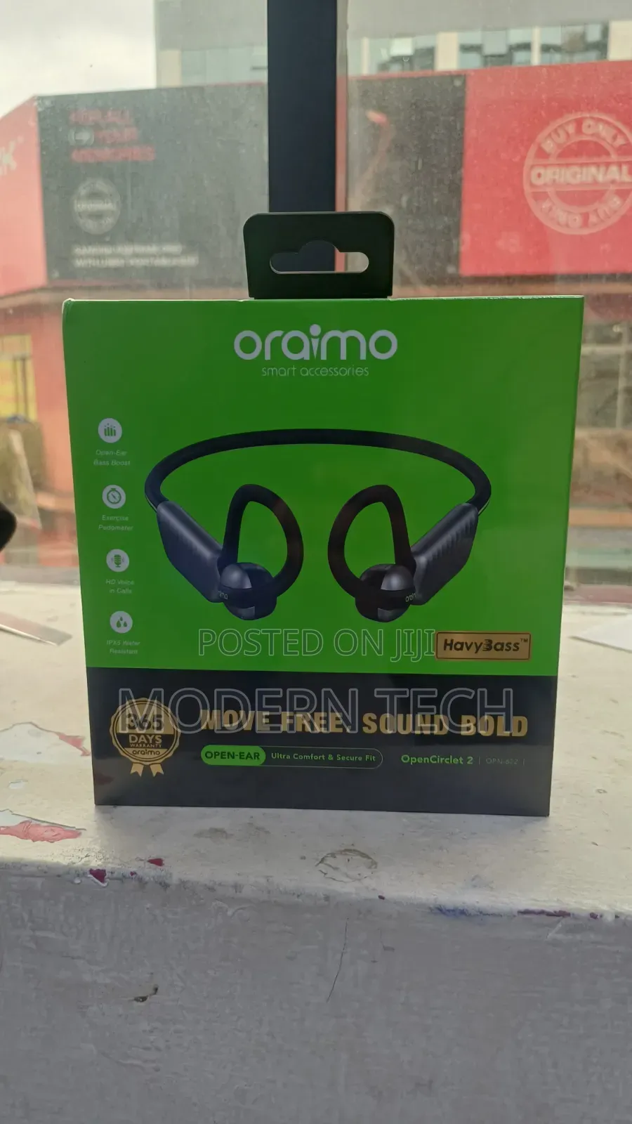 Oraimo OpenCirclet 2 Wireless Sports Earphones – Open Ear Design
