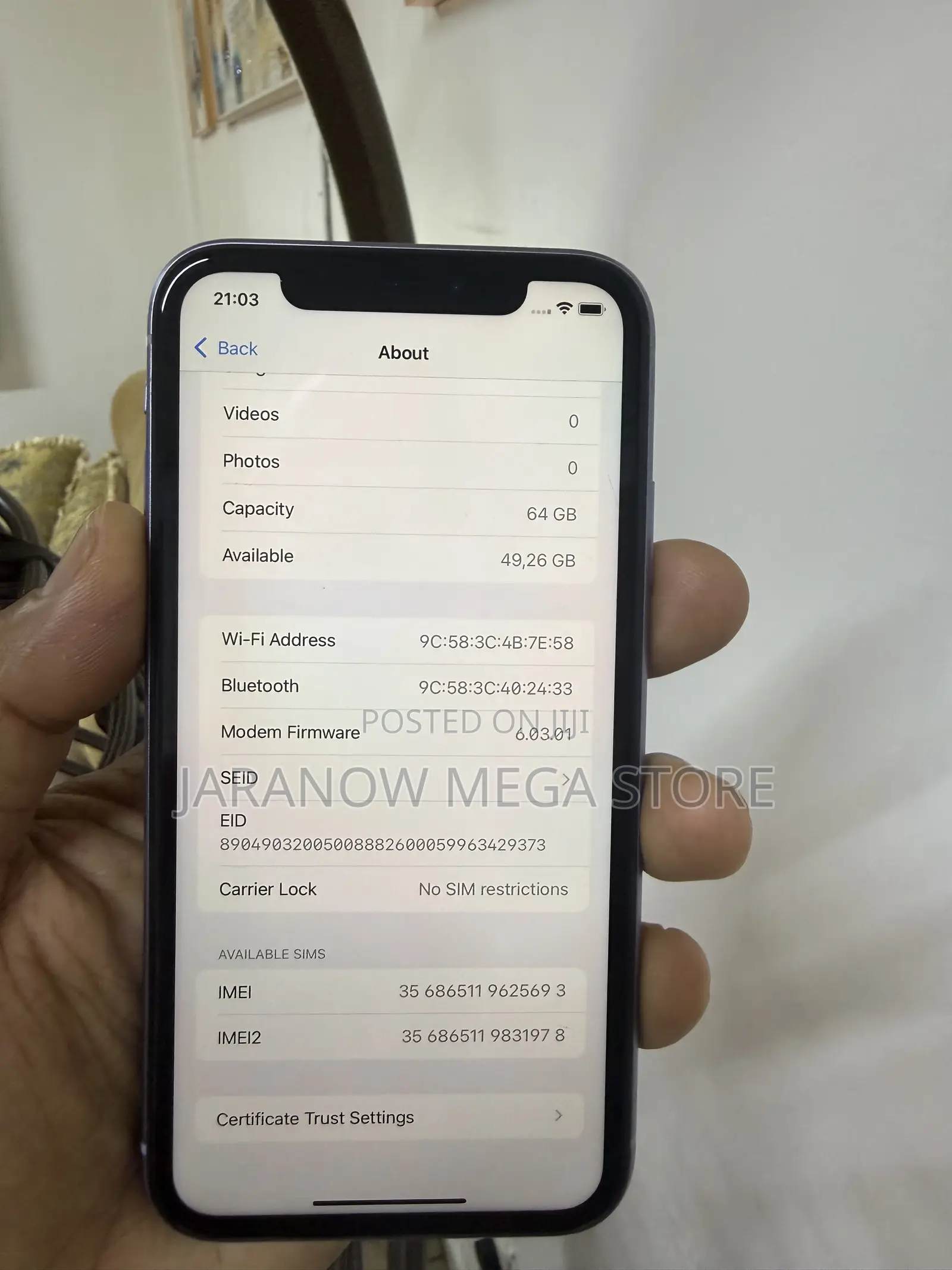 Apple iPhone 11 64 GB Purple