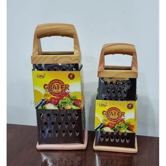 Grater Cube Stainless Steel 4 Sided Vegetable Grater