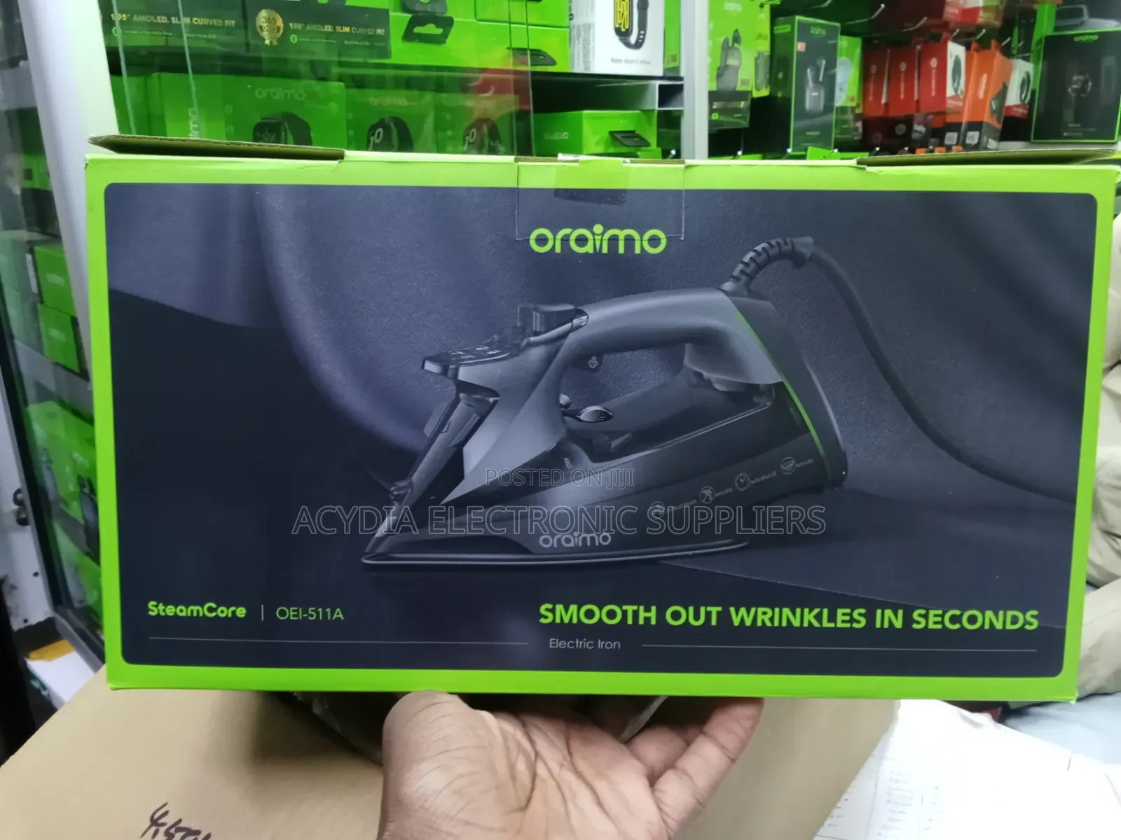 Oraimo SteamCore 2500W LED Display Electric Iron