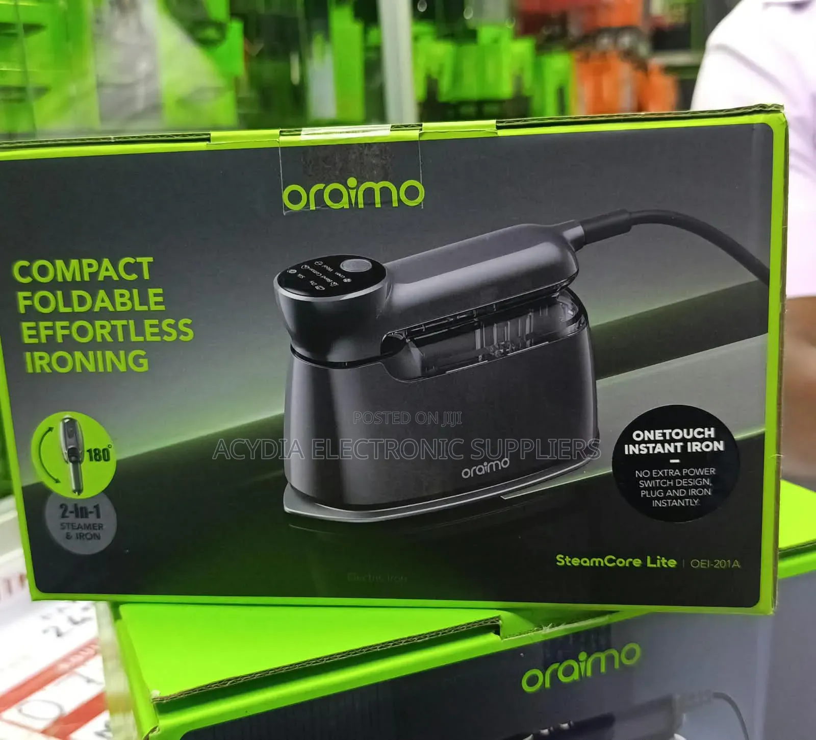 Oraimo SteamCore Lite Portable Steam Iron Steam Dry