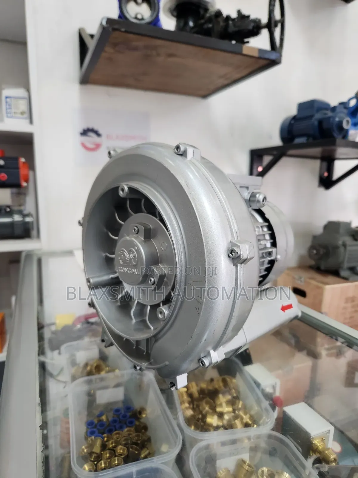 Regenerative Ring Blower 3-Phase, 2-Pole, 0.4 kW / 0.5 kW Rated Power