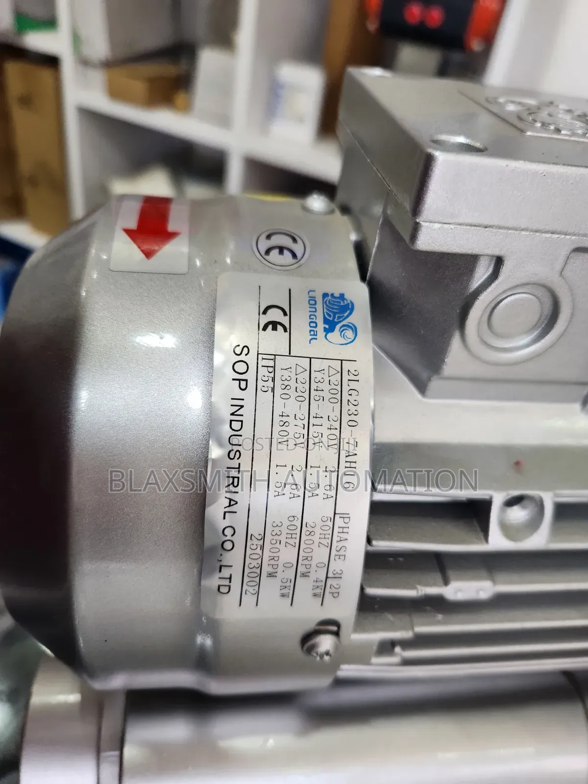 Regenerative Ring Blower 3-Phase, 2-Pole, 0.4 kW / 0.5 kW Rated Power