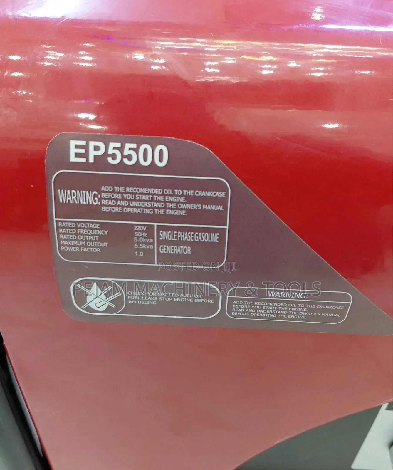 Honda EP5500 5.5KVA Gasoline Keystart