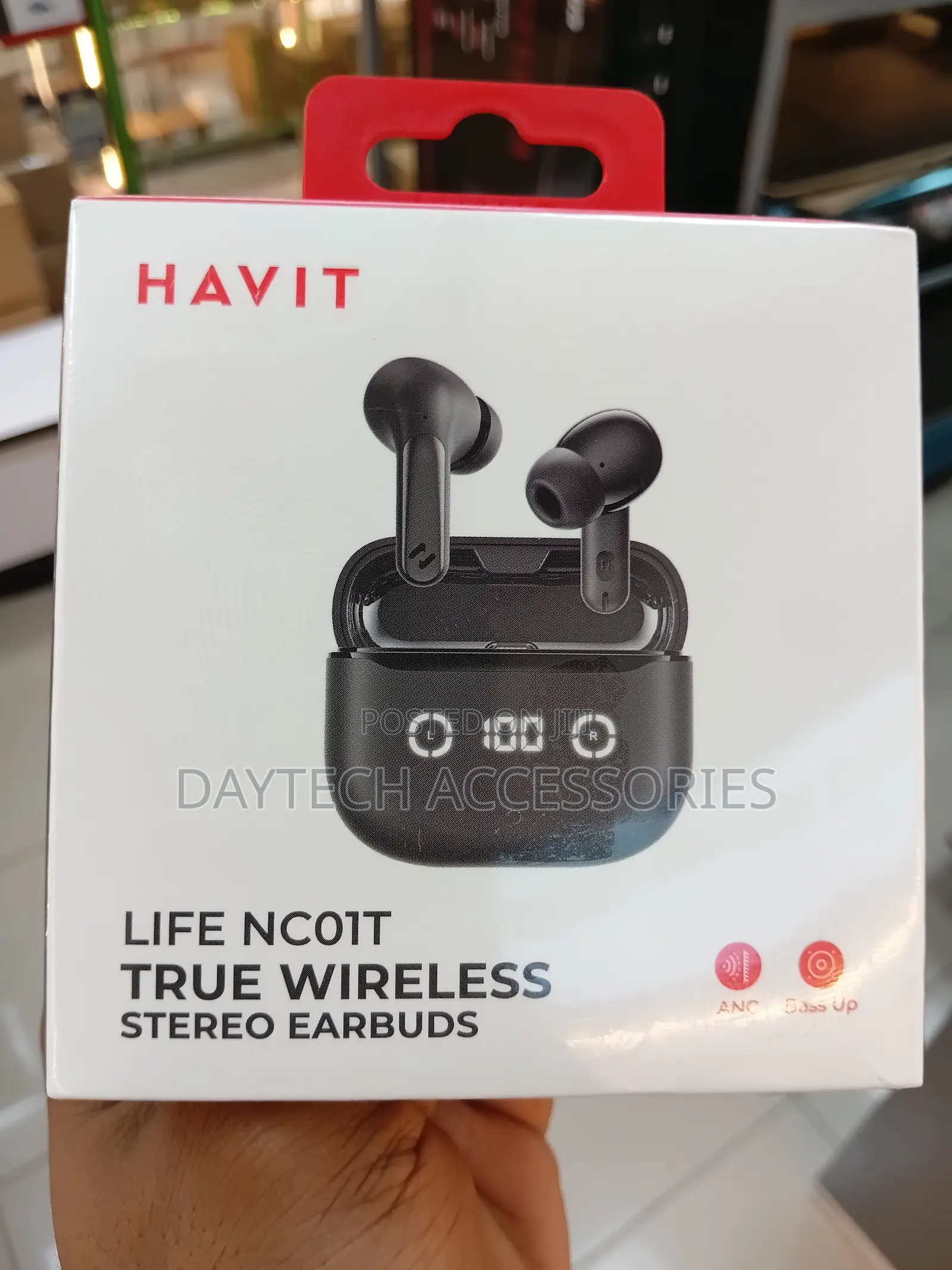 The Havit Life NC01T (TW984) True Wireless Stereo Earbuds in Black