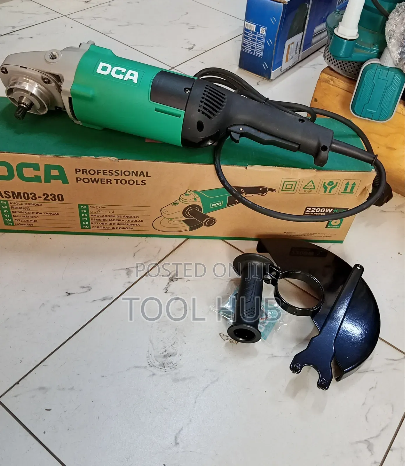 DCA ASM03-230 Professional Power Tools 9-Inch Angle Grinder