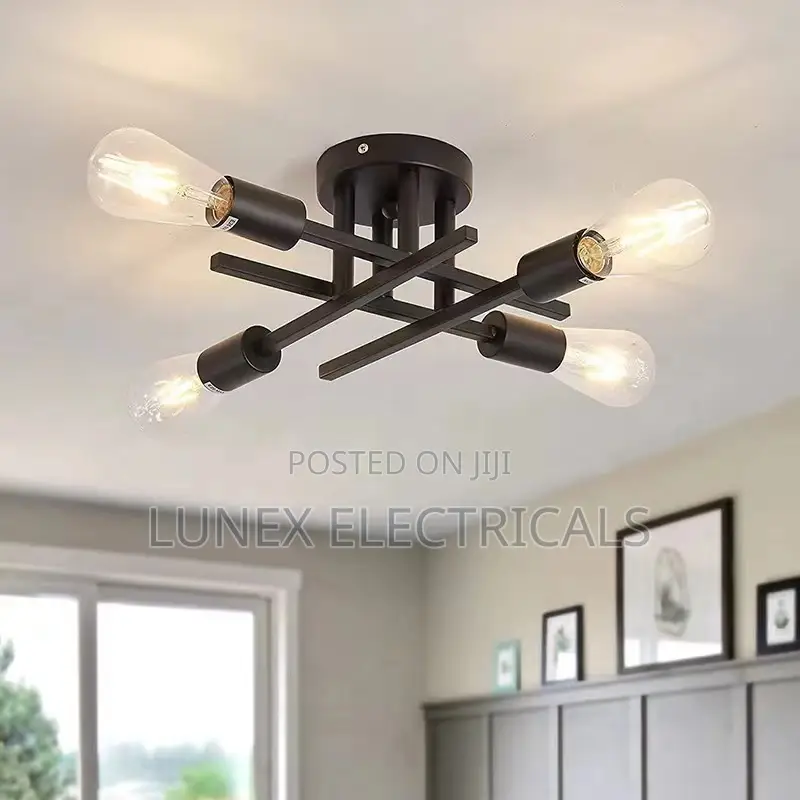 Modern Chandelier Led Lamp Minimalism Flush Mount Ceiling Light