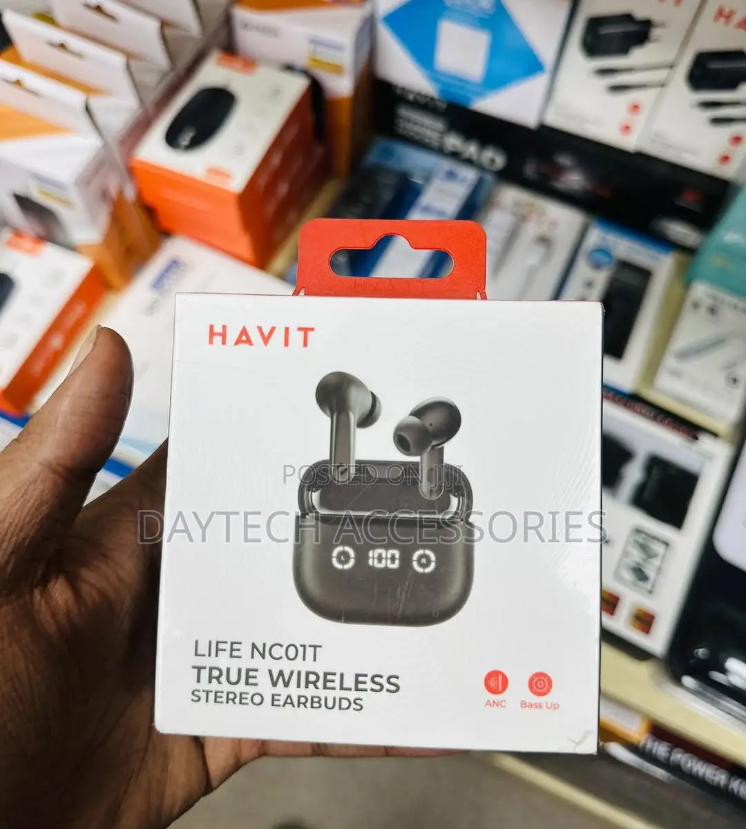 Havit TW984 Black ANC TWS Bluetooth Wireless Stereo Earbuds