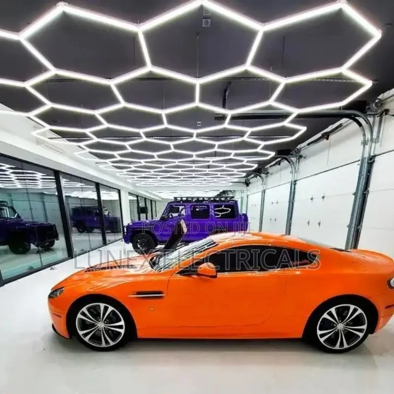  Garage Light Led Hexagonal Car Detailing Light for Car Workshop