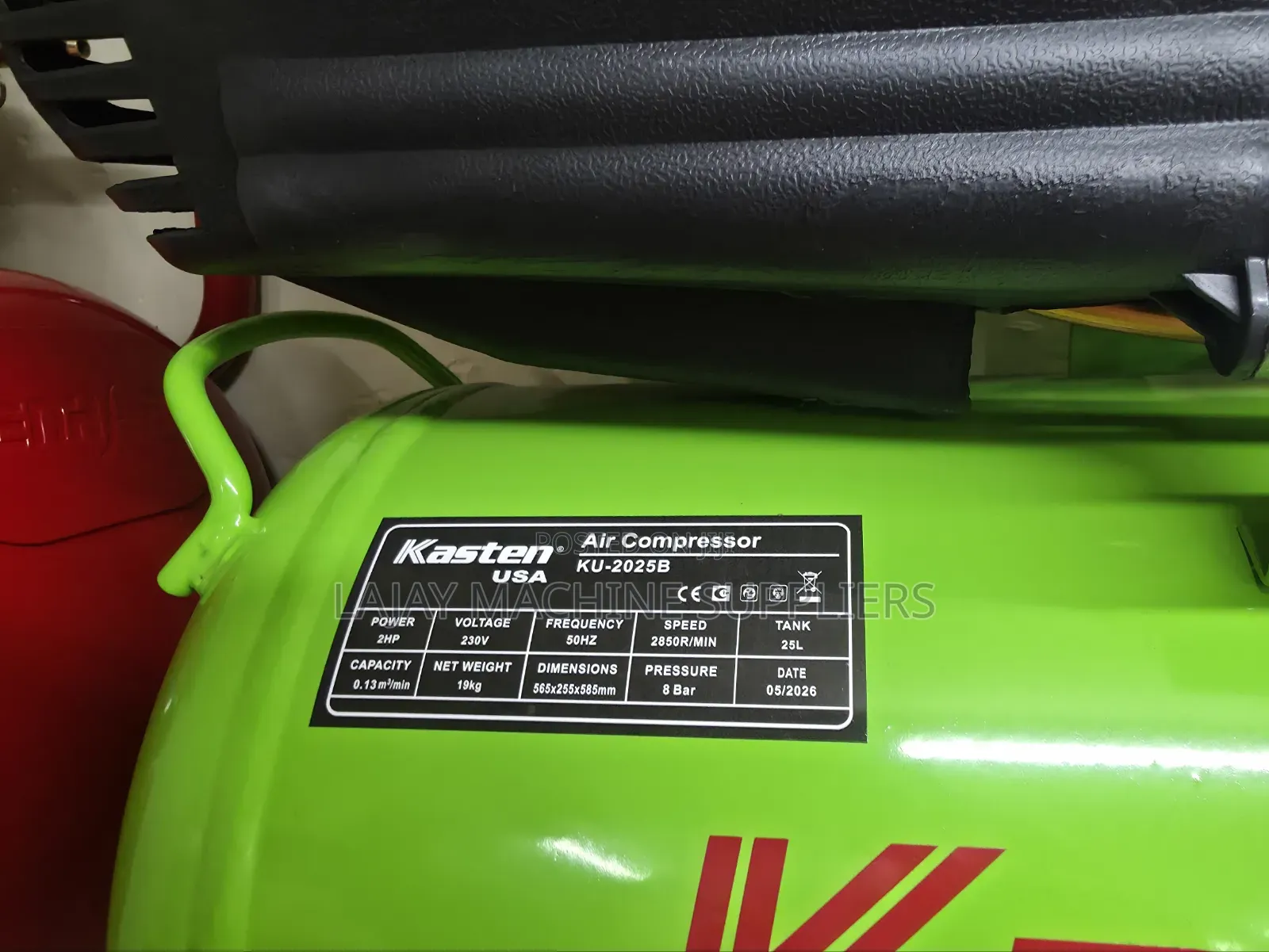 Kasten USA 2HP Electric Air Compressor Which Is Direct.