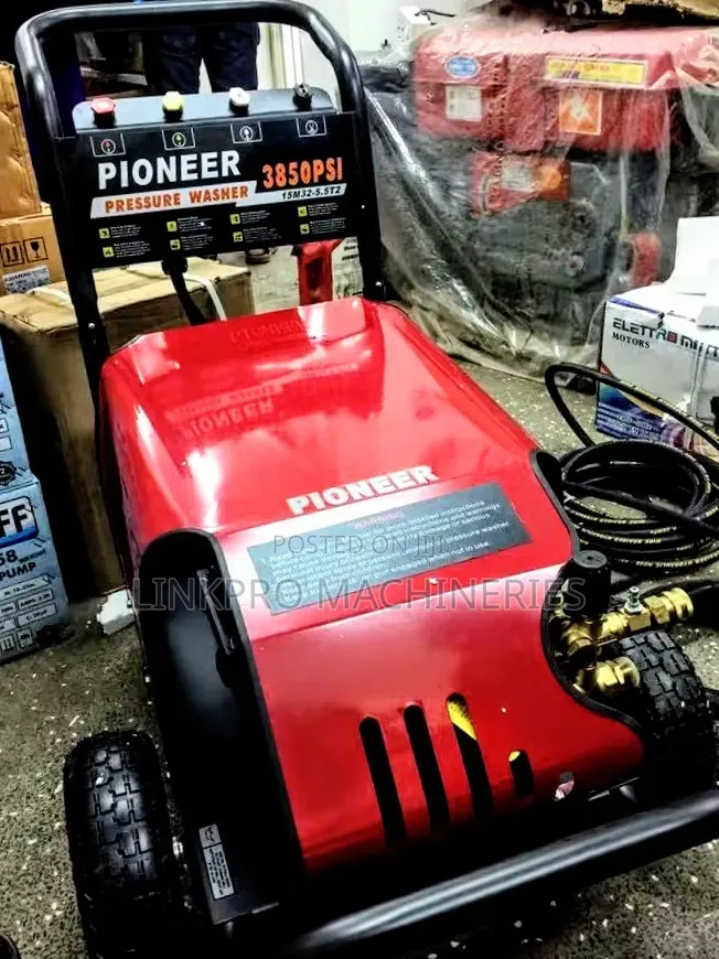 Pioneer 3850 PSI Three Phase Pressure Washer Machine