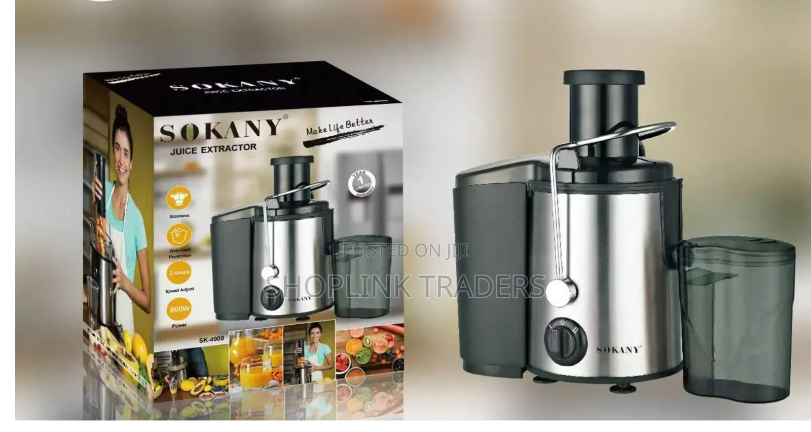 Sokany Juicer Extractor 800watrs