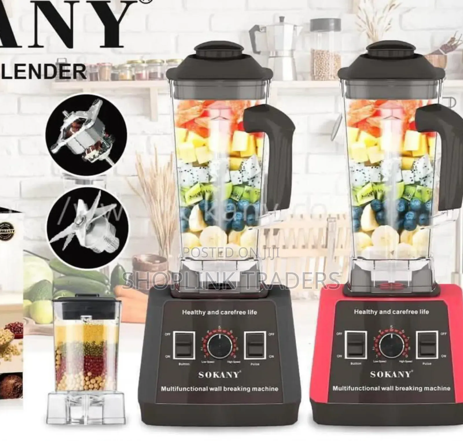 Sokany Commercial Blender 2 in 1blender