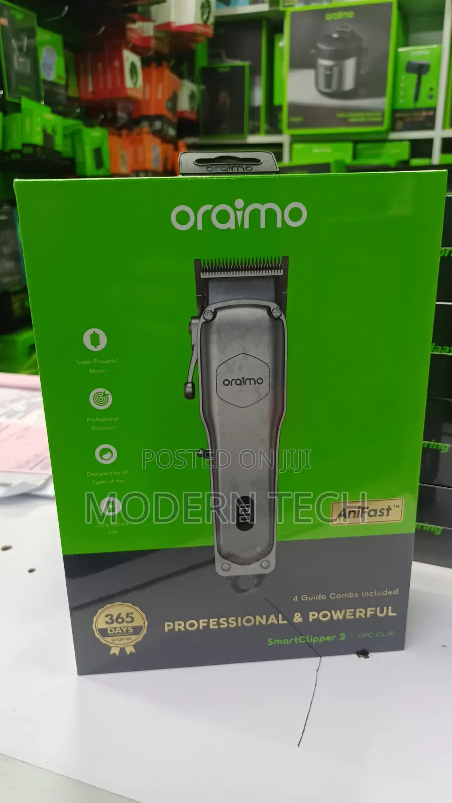 Oraimo SmartClipper 2 Professional Hair Clipper Silver