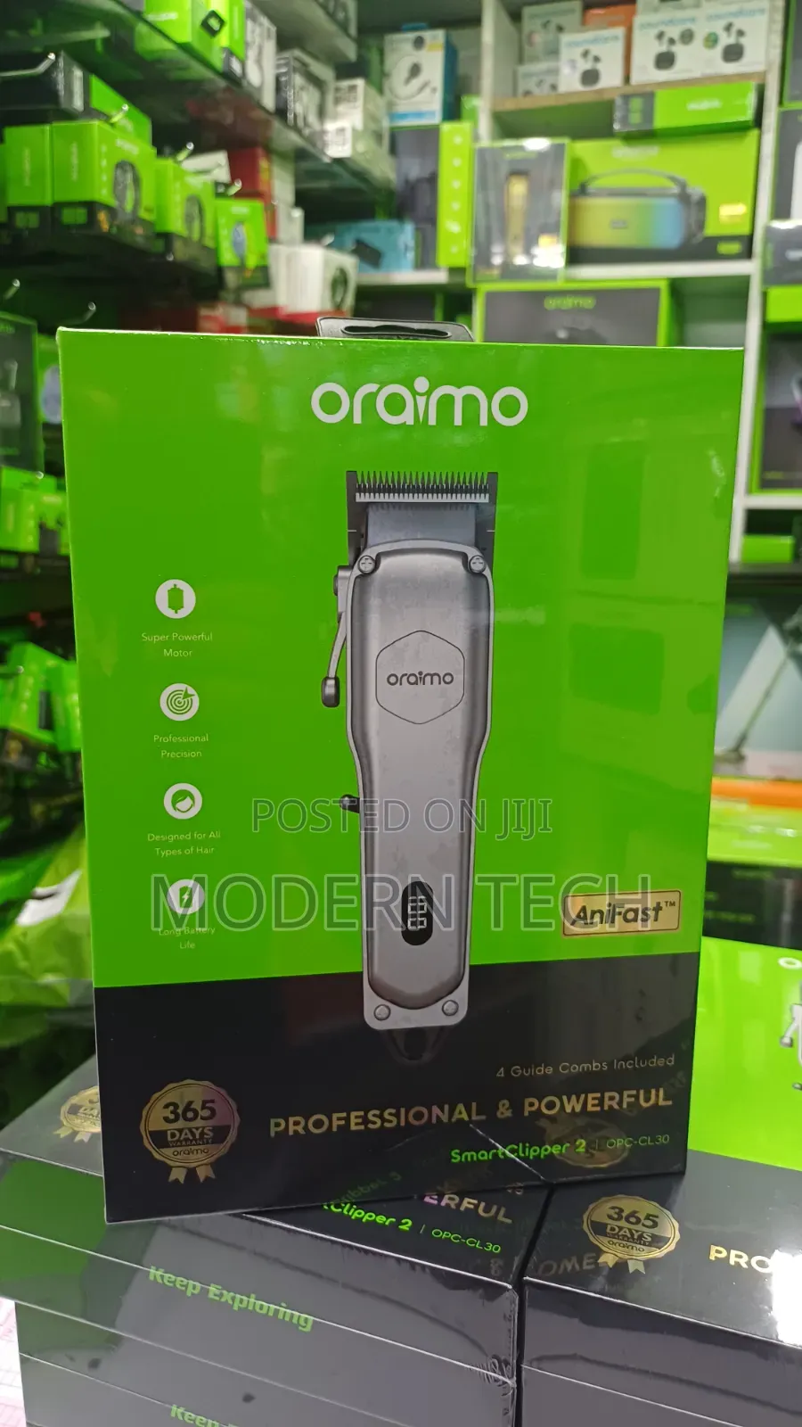 Oraimo SmartClipper 2 Professional Hair Clipper Silver