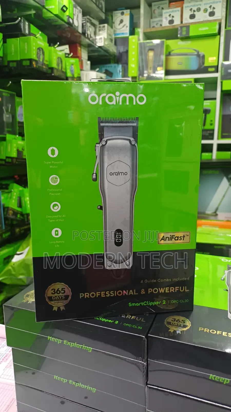 Oraimo SmartClipper 2 Professional Hair Clipper Silver