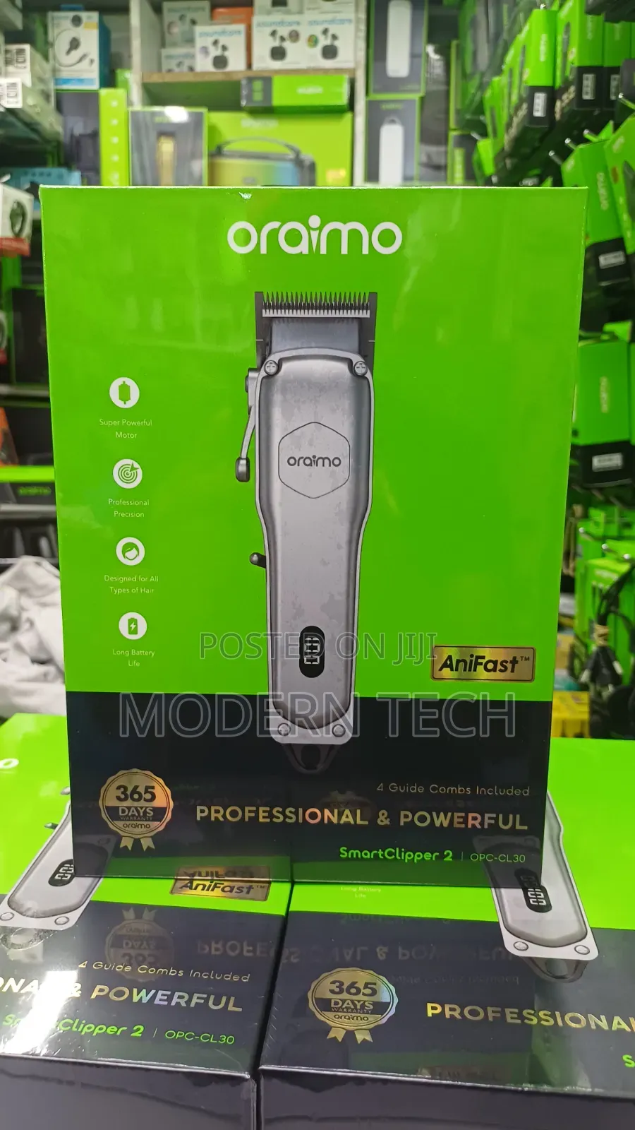 Oraimo SmartClipper 2 Professional Hair Clipper Silver