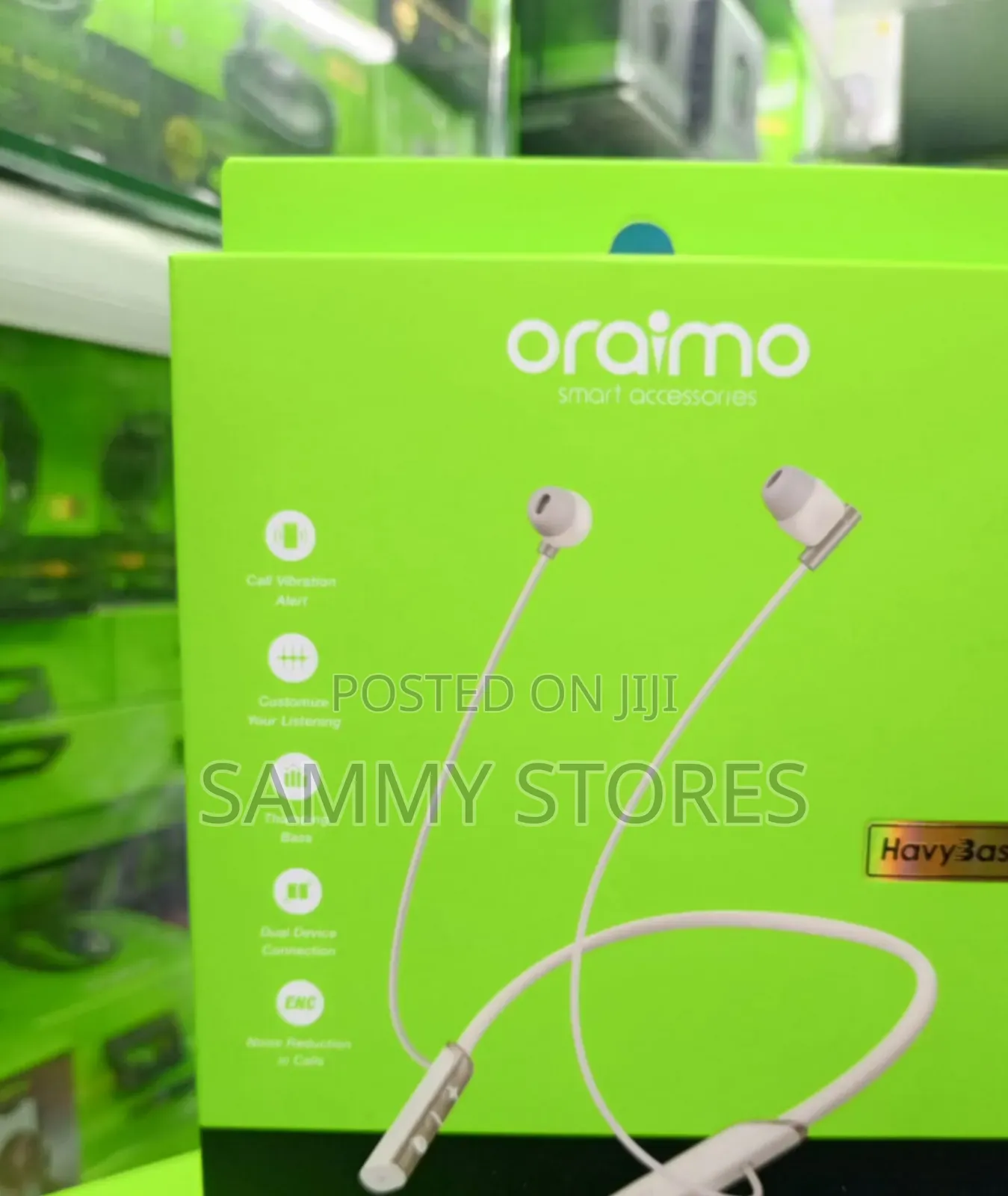 Oraimo OEB-311 Wireless Earphones With ENC Vibration Alert