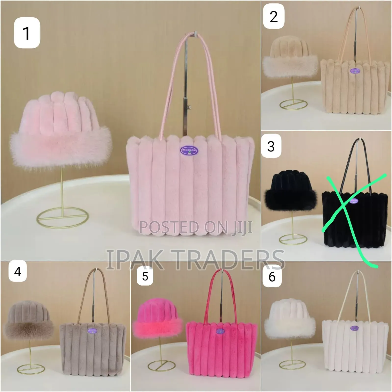 ! New Arrivals *2 in 1 Ladies Fur Bags*