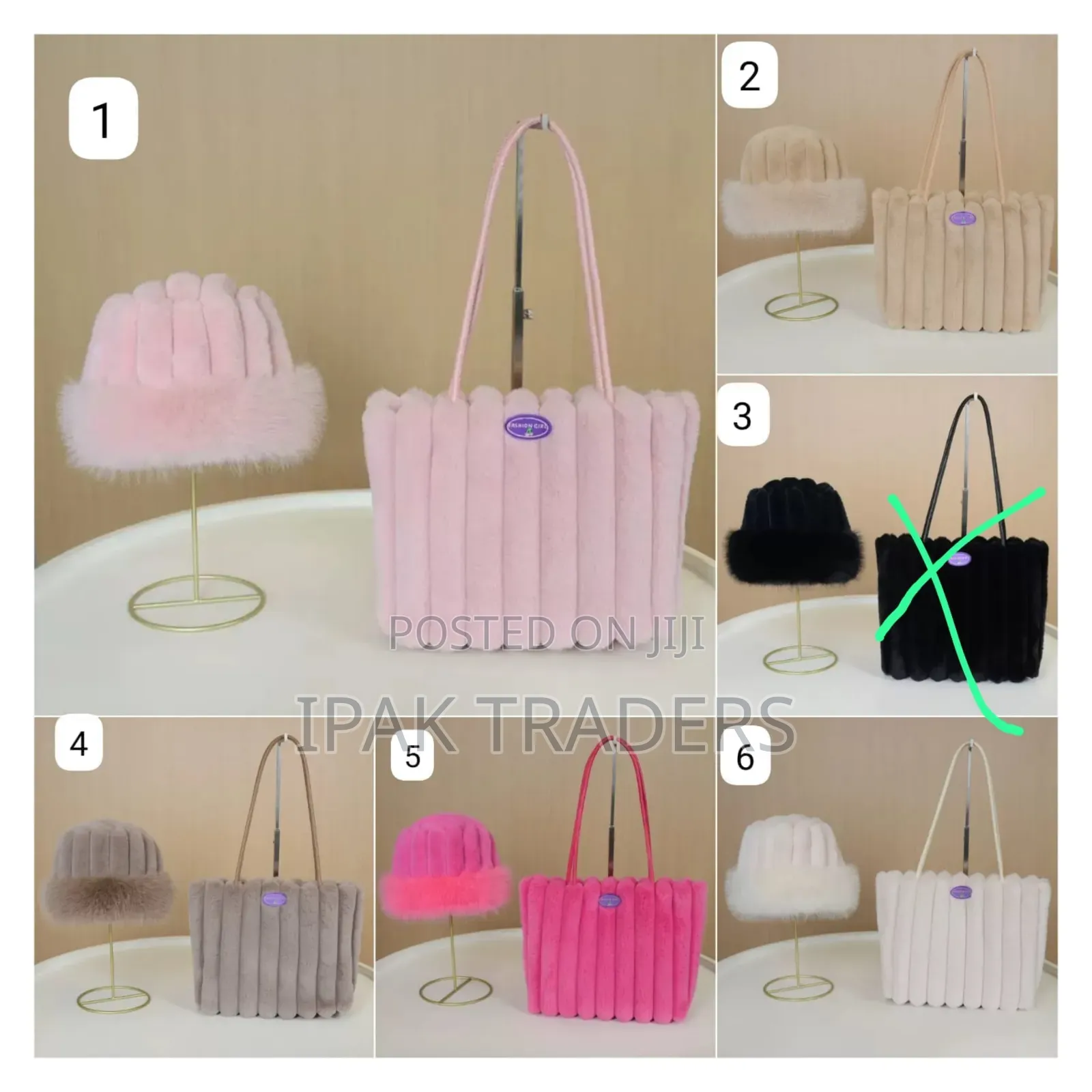 ! New Arrivals *2 in 1 Ladies Fur Bags*