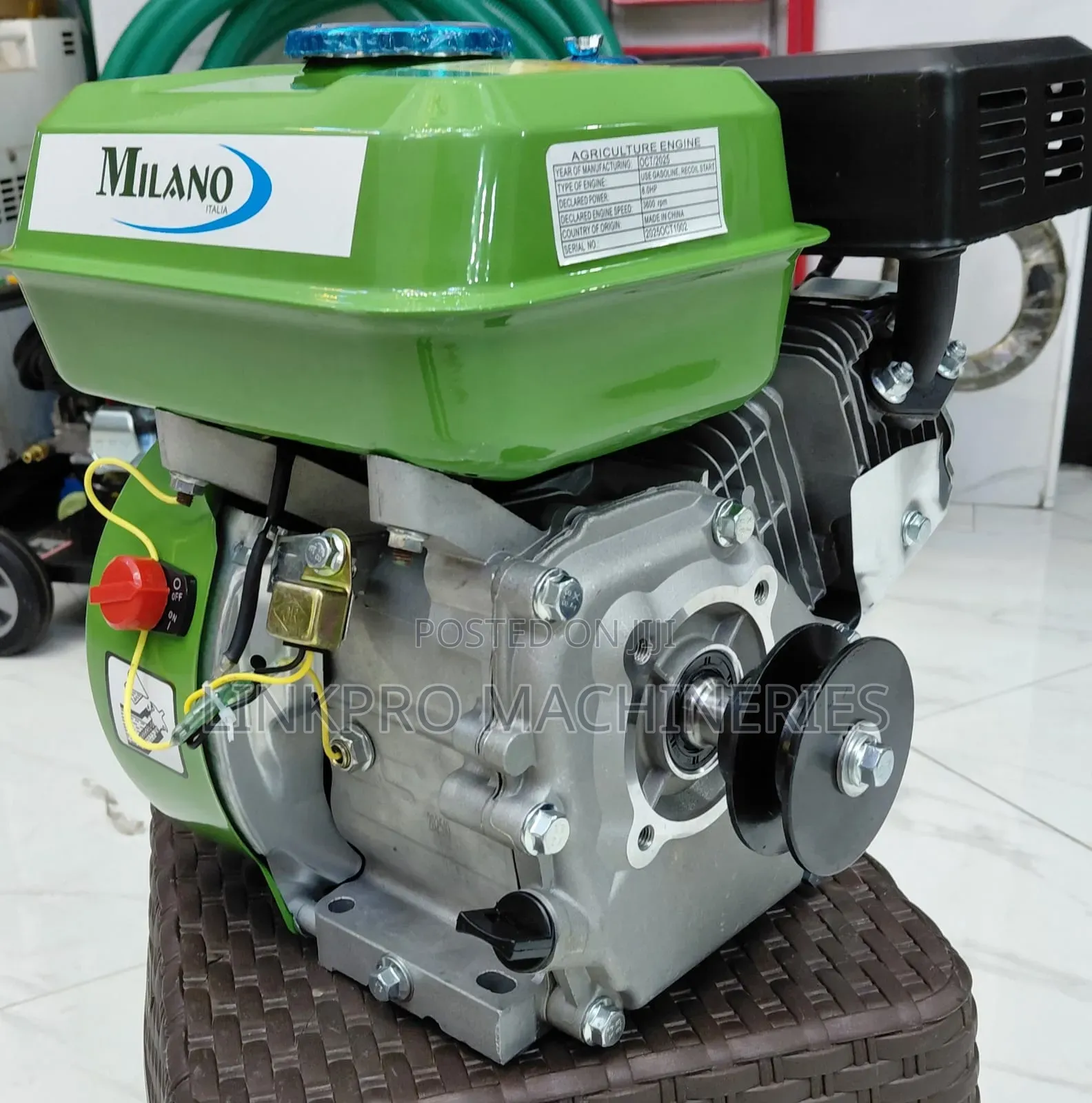 Milano 8hp 4 Stroke Petrol Engine