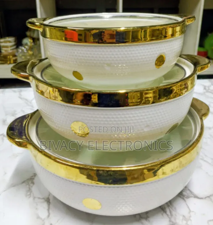 3 in 1 Ceramic Soup Pot 3L,2L,1L