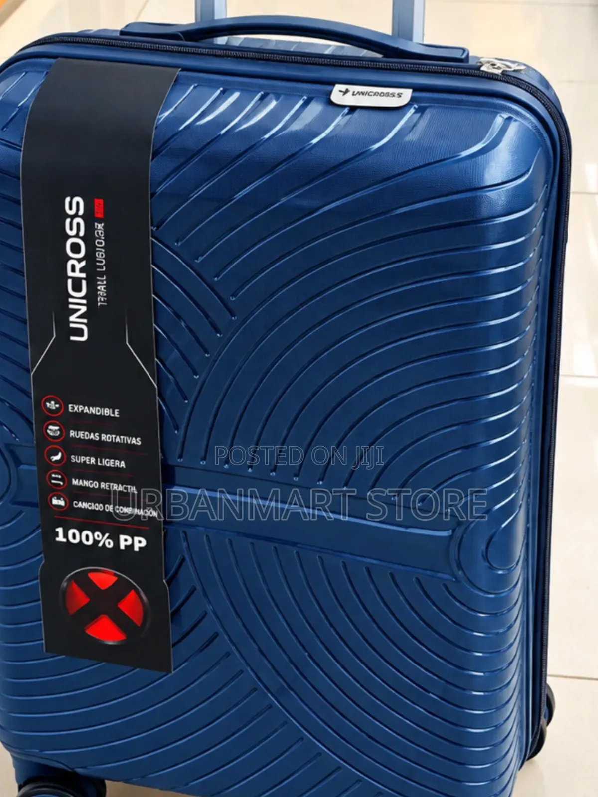 67cm Unbreakable Rubber Suitcase 360° Spinning Wheels