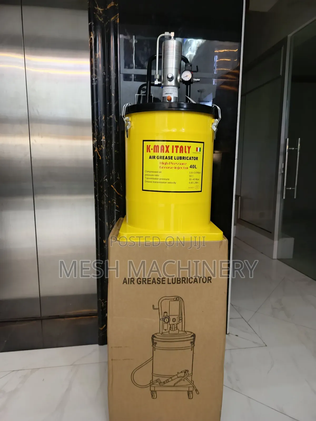 K-Max ITALY 40L Air Grease Lubricator