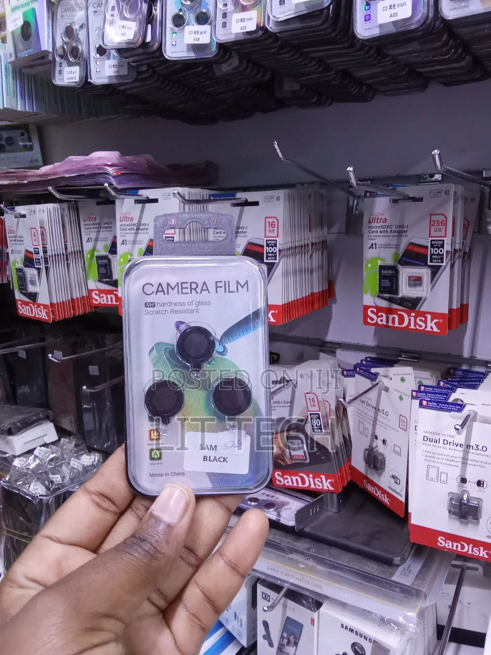 Galaxy S25 Black Tempered Glass Camera Lens Protector Camera Film