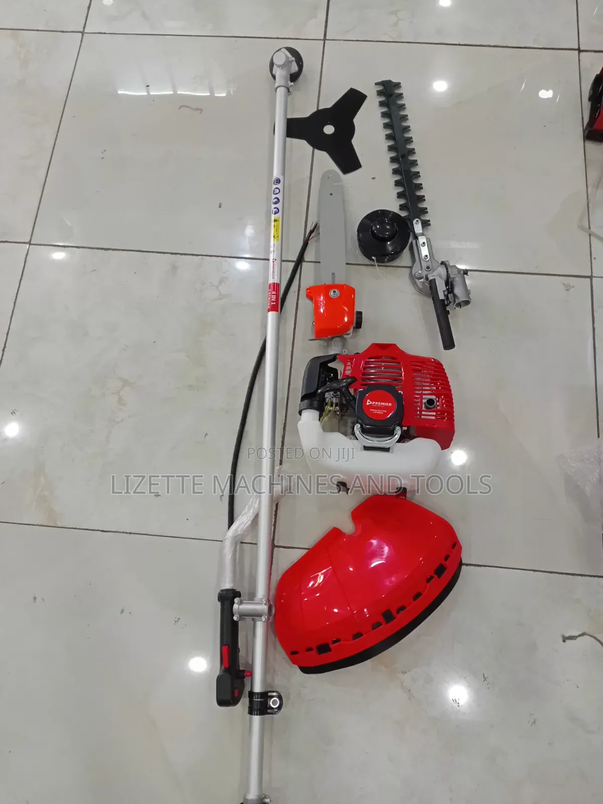 Premier 4 Stroke 4 in 1 Brush Cutter With Chain Saw, Hedge Trimmer