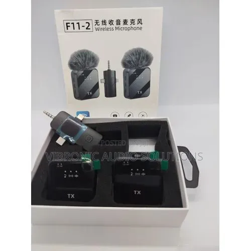 F11-2 Pro Wireless Microphone With Charging