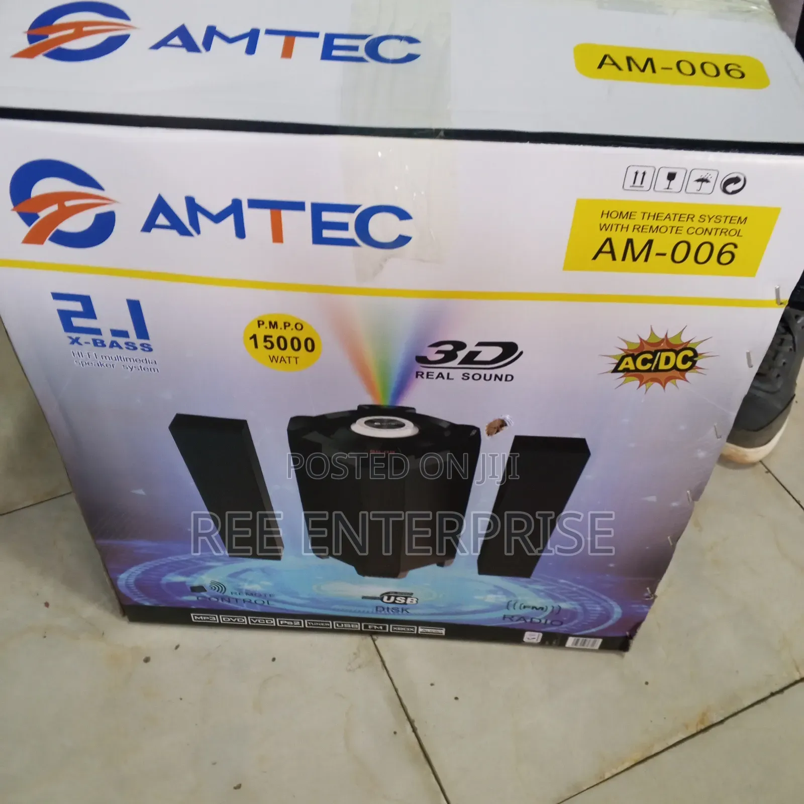 Amtec Am-006 2.1 X-Bass 1500 Watts Home Theater