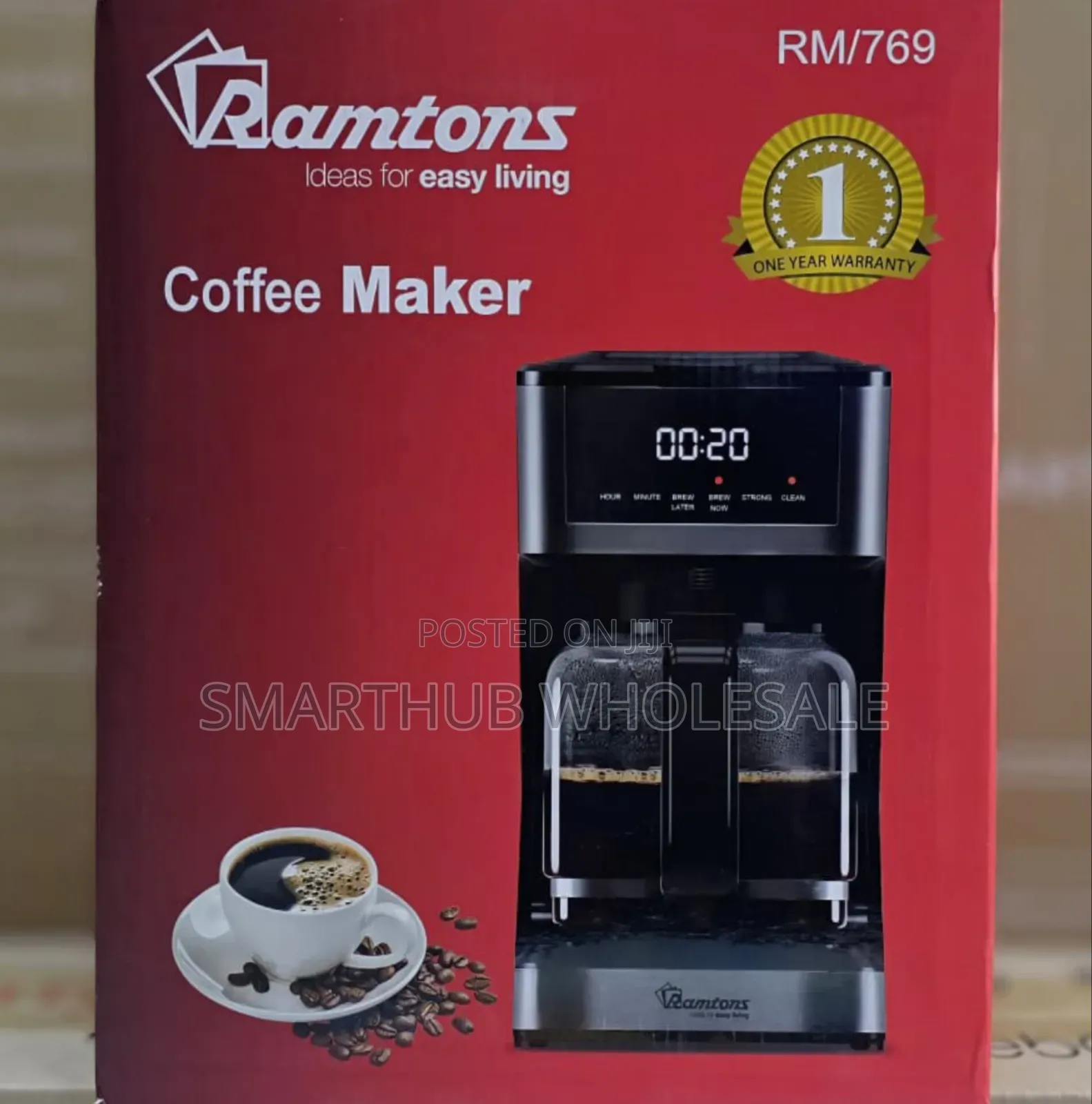 *Ramtons Digital Coffee Maker RM/769
