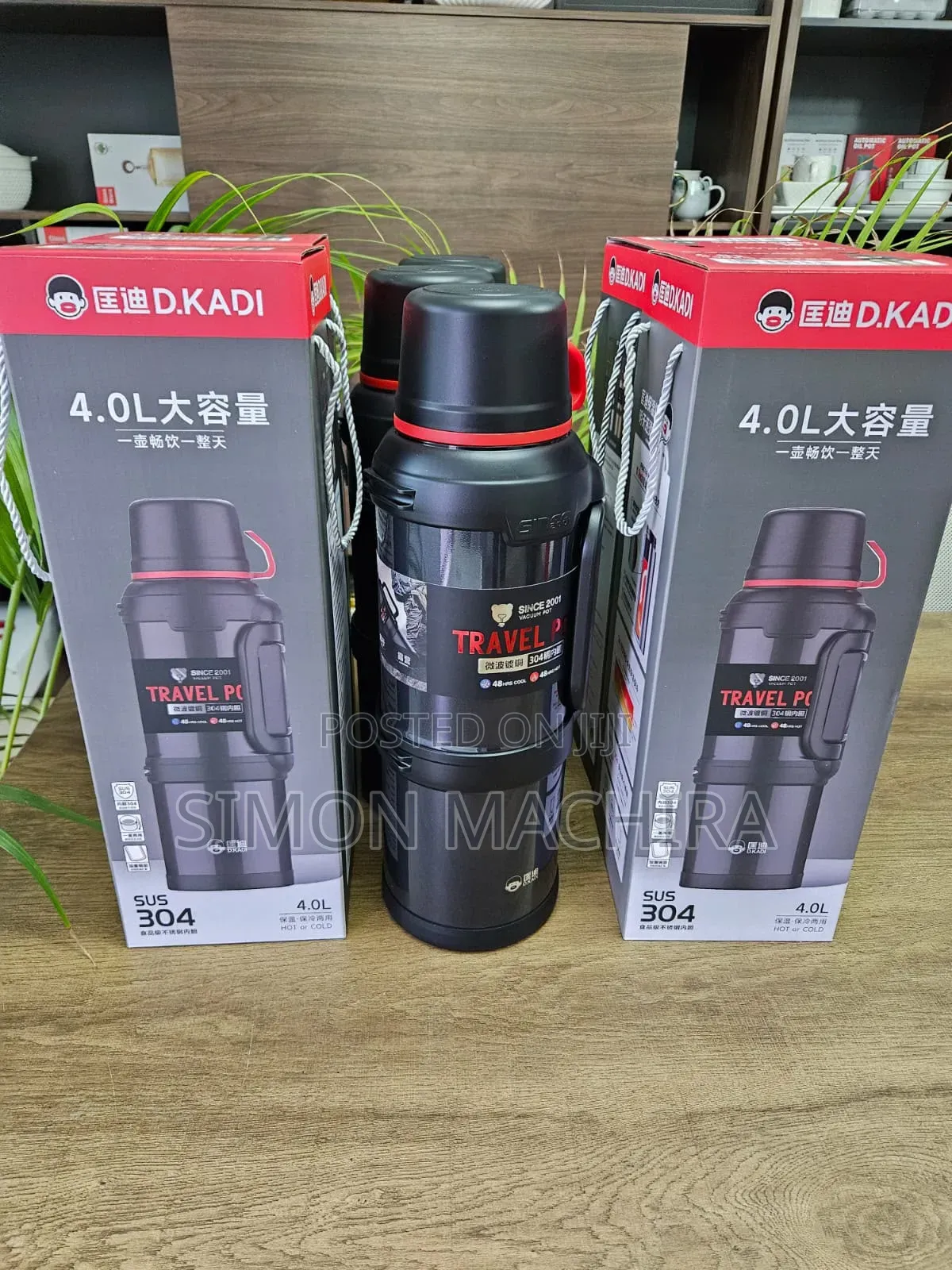 4L Stainless Steel KD Carpto Vacuum Flask