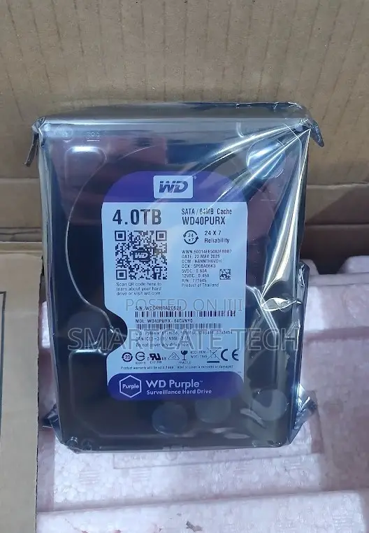 Wd Purple 4tb Surveillance Hard Drive Sata HDD for DVR CCTV