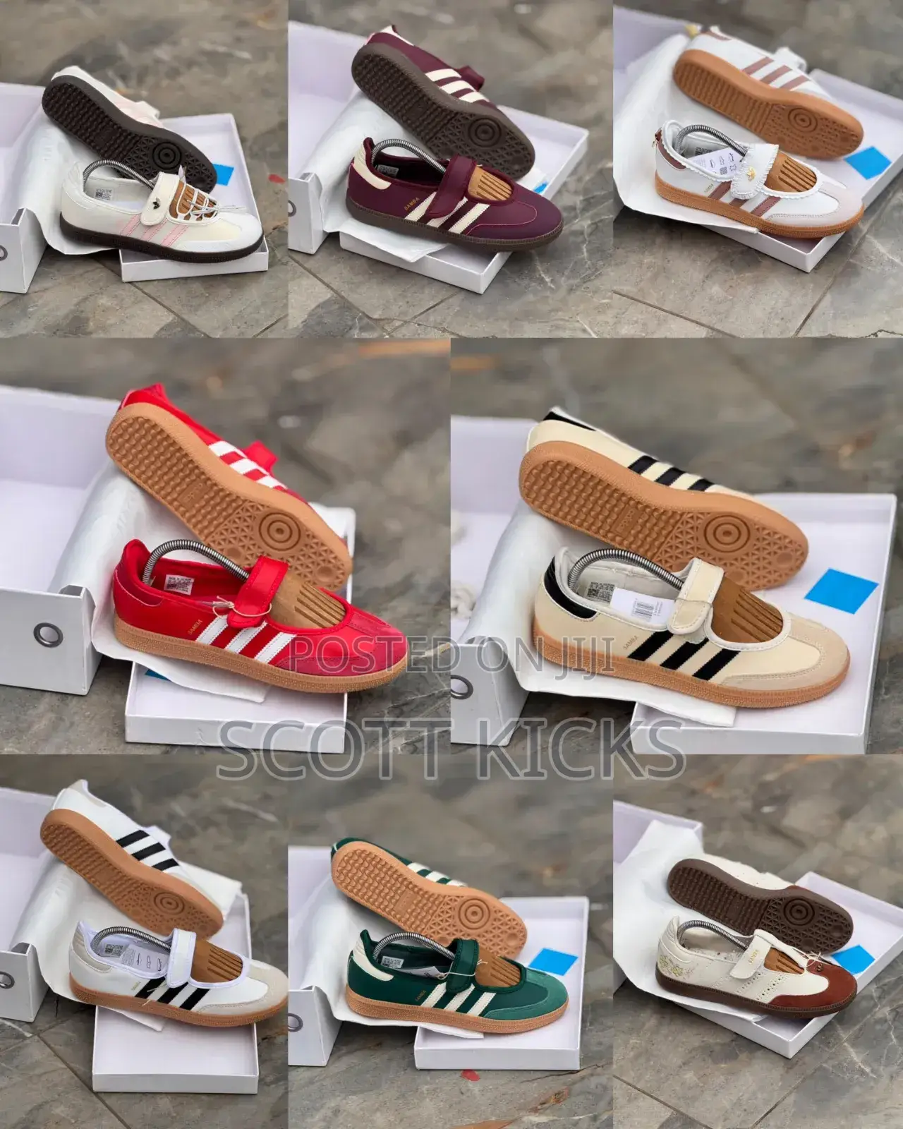 Adidas Samba Jane Mary Jane-Style Slip-on Sneakers