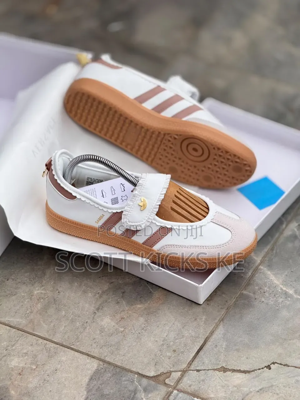 Adidas Samba Jane Mary Jane-Style Slip-on Sneakers