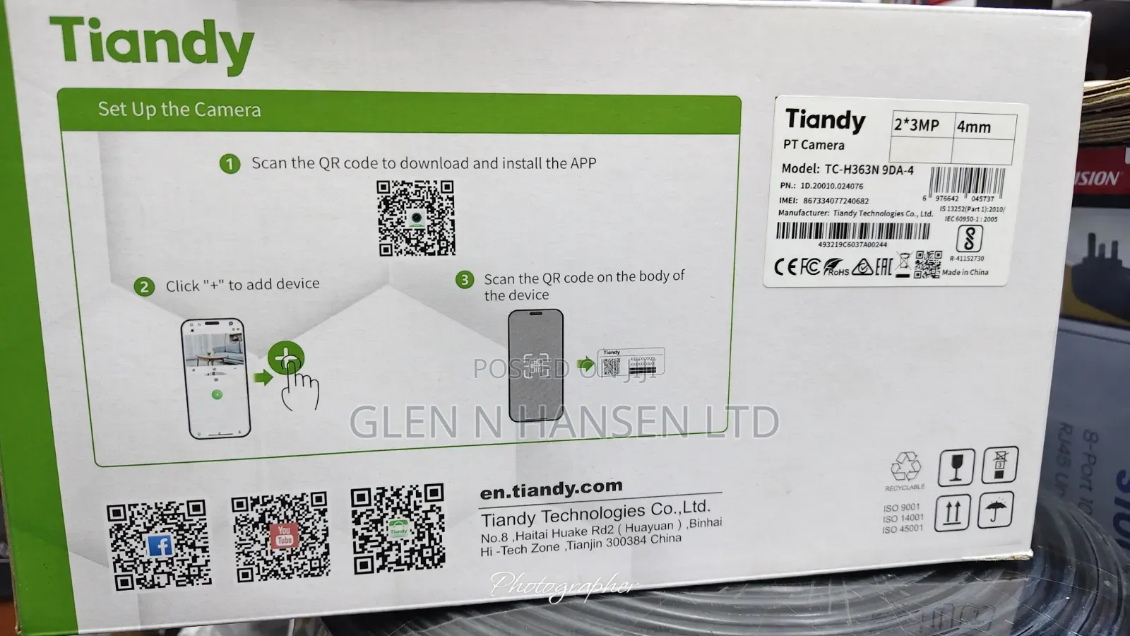 Tiandy Solar 4G Dual Lense Camera