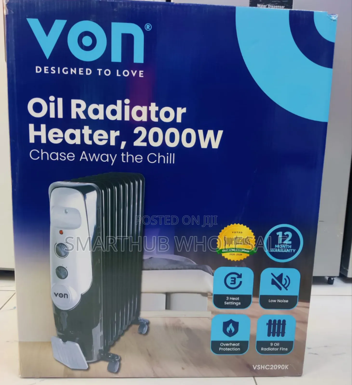 *Von Oil Radiator Heater 2000W