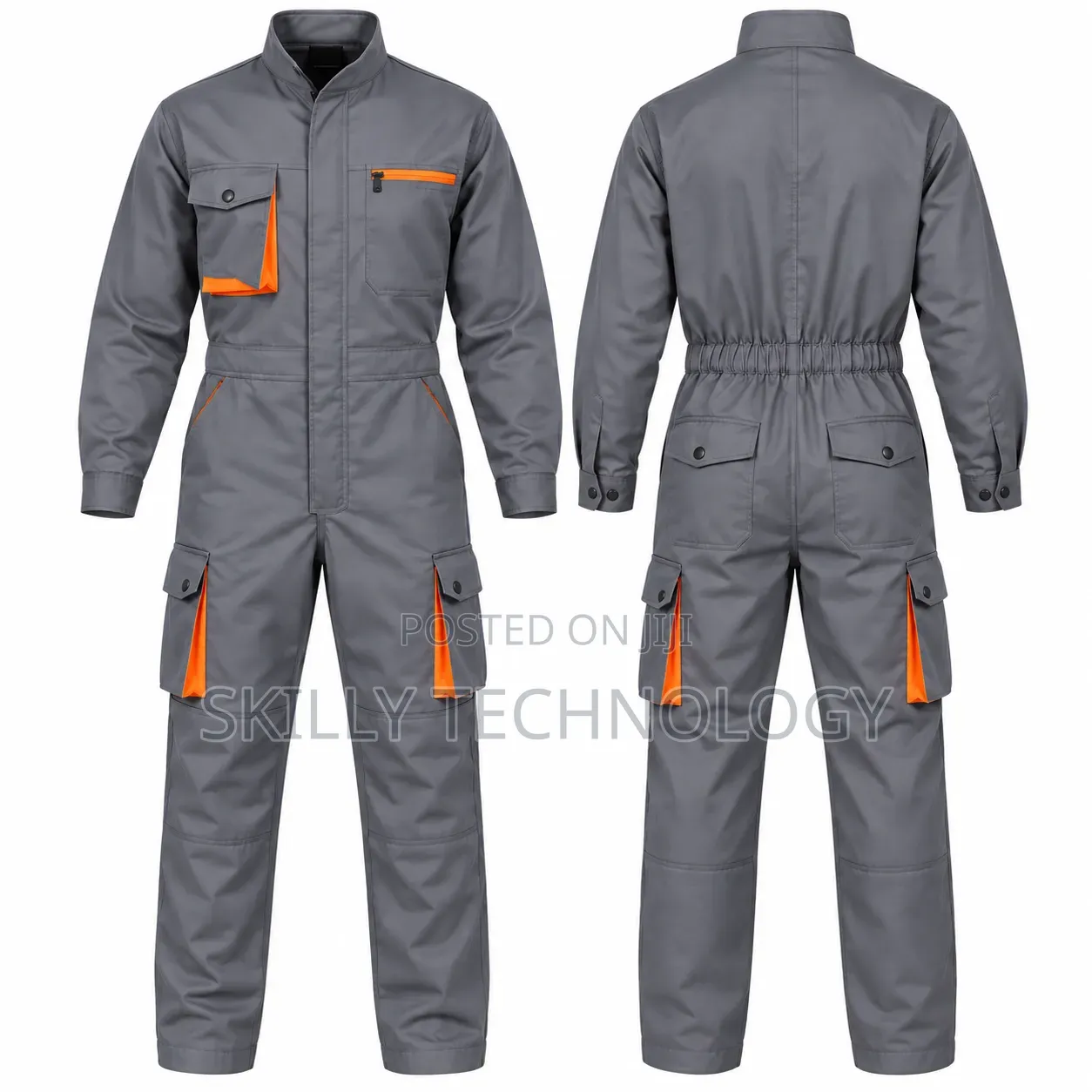 Grey Cargo Overall